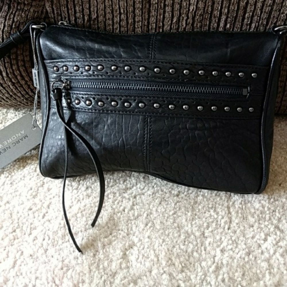 Marc New York Black Leather Purse